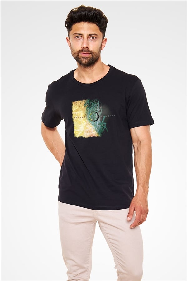 Animals as Leaders Printed Unisex Black T-Shirt