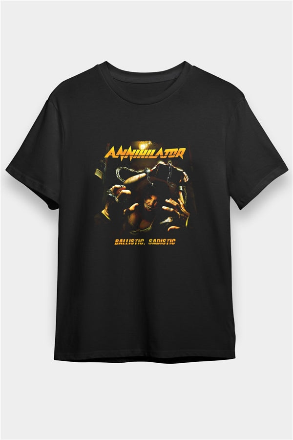 Annihilator Printed Unisex Black T-Shirt