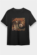 Anthrax Printed Unisex Black T-Shirt