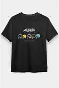 Anthrax Printed Unisex Black T-Shirt