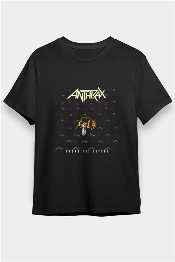 Anthrax Black Unisex Graphic T-Shirt