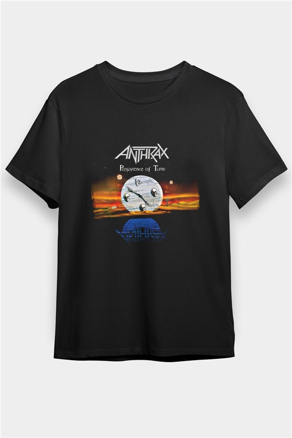 Anthrax Printed Unisex Black T-Shirt
