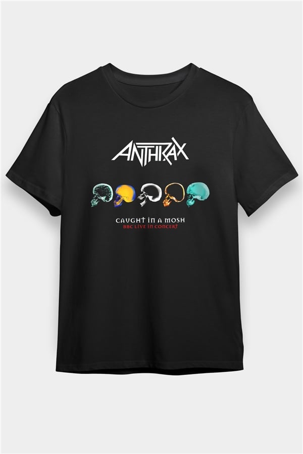 Anthrax Black Unisex T-Shirt