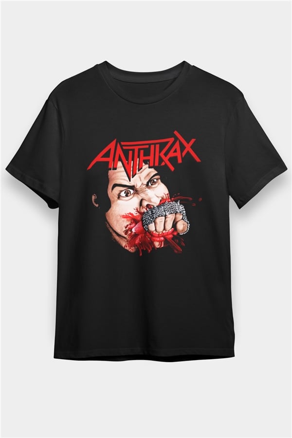 Anthrax Black Unisex T-Shirt