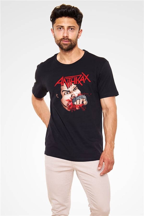Anthrax Black Unisex T-Shirt