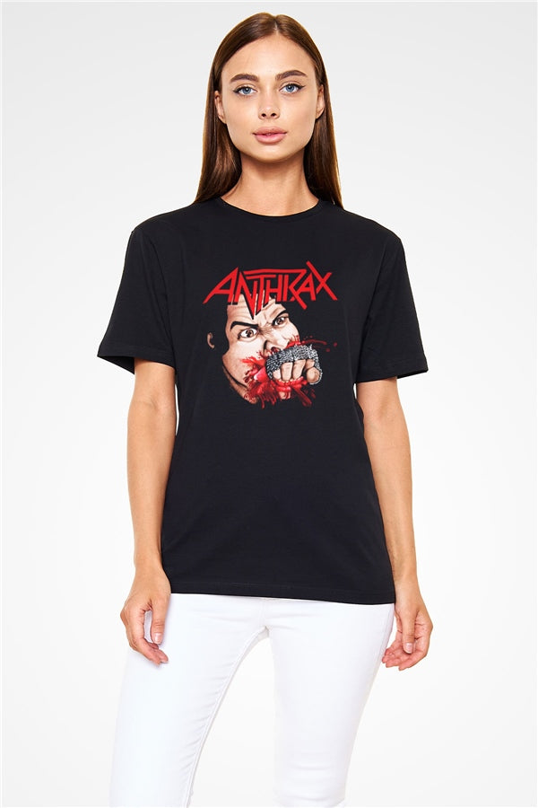 Anthrax Black Unisex T-Shirt