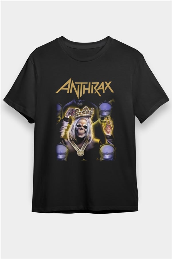 Anthrax Black Unisex T-Shirt | Rock Metal Music Tee
