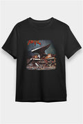 Anvil Printed Unisex Black T-Shirt
