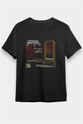 Anvil Printed Unisex Black T-Shirt