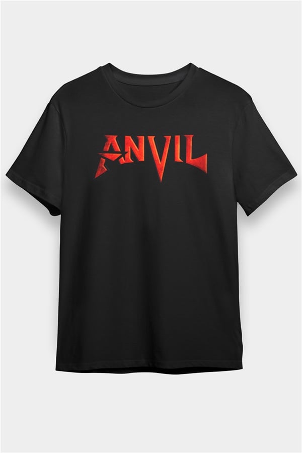 Anvil Black Unisex T-Shirt