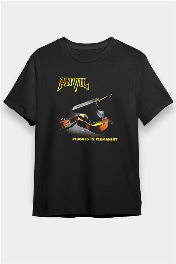 Anvil Black Unisex T-Shirt