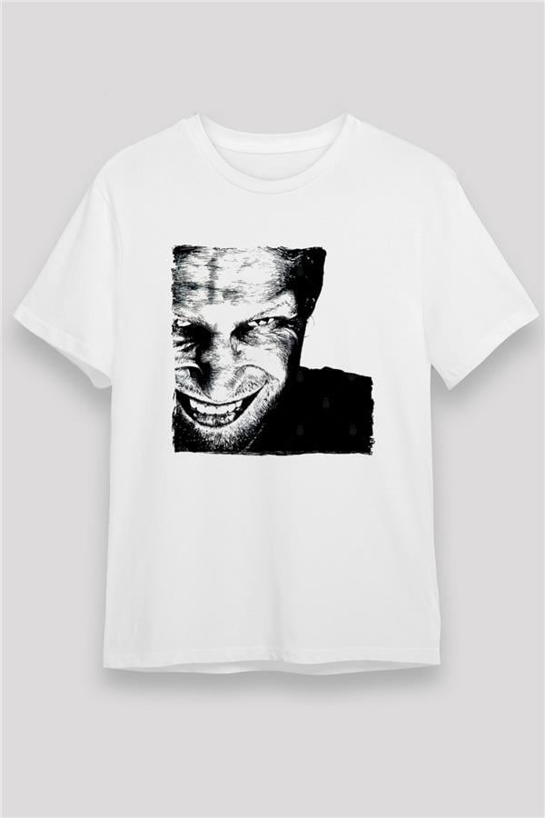 Aphex Twin Printed Unisex White T-Shirt