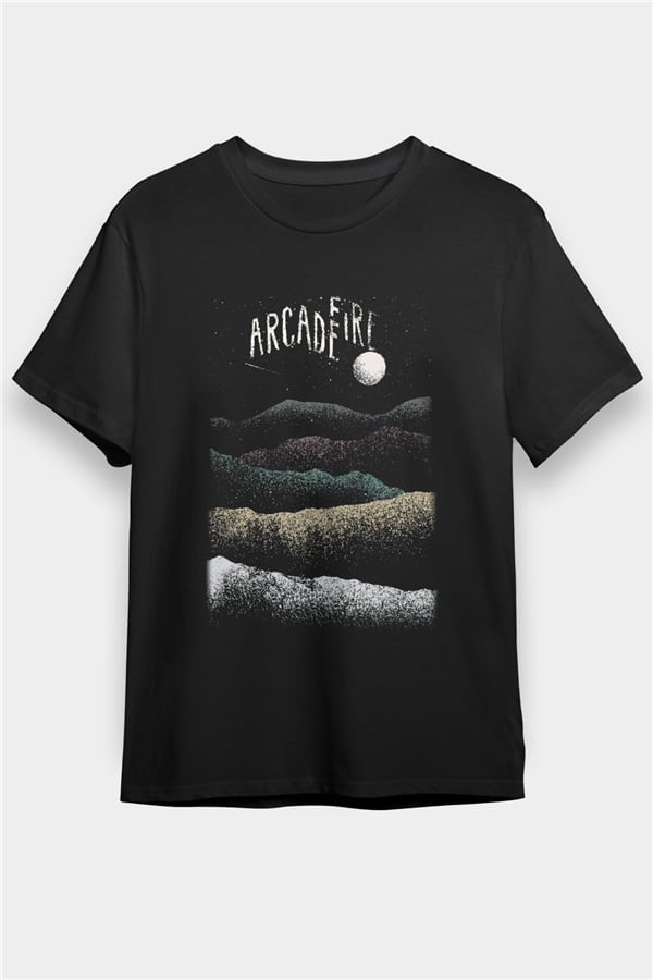 Arcade Fire Black Unisex T-Shirt
