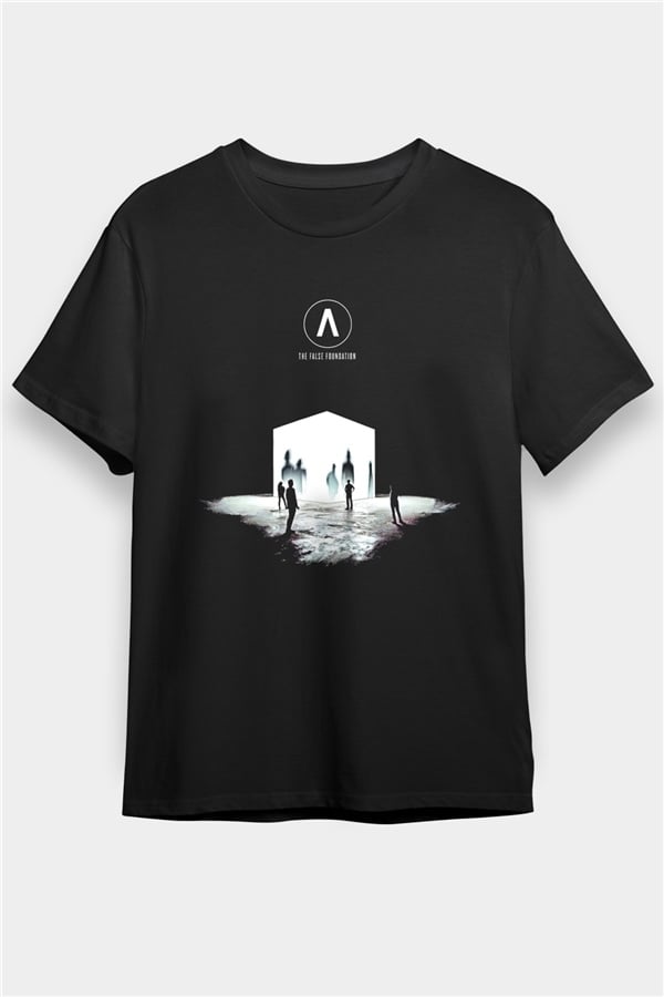 Archive Printed Unisex Black T-Shirt