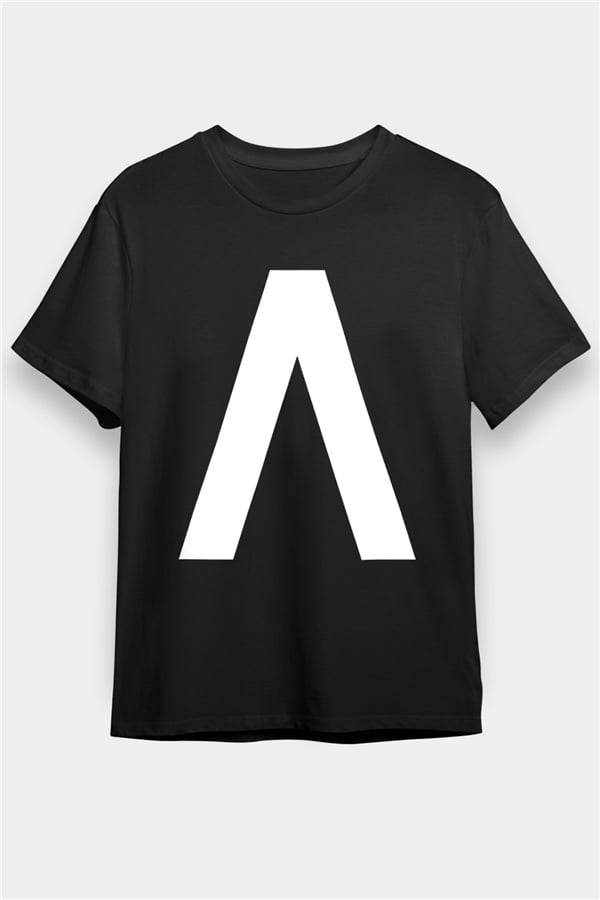 Archive Printed Unisex Black T-Shirt