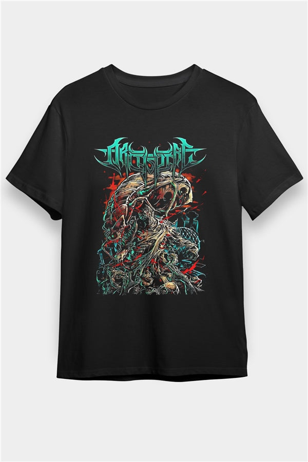 Archspire Printed Unisex Black T-Shirt