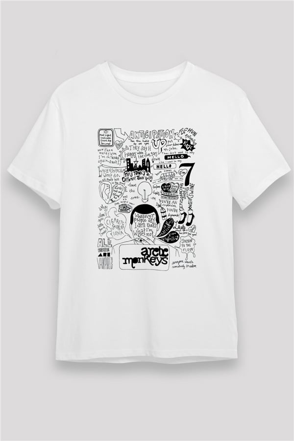 Arctic Monkeys Anticipation White Unisex T-Shirt
