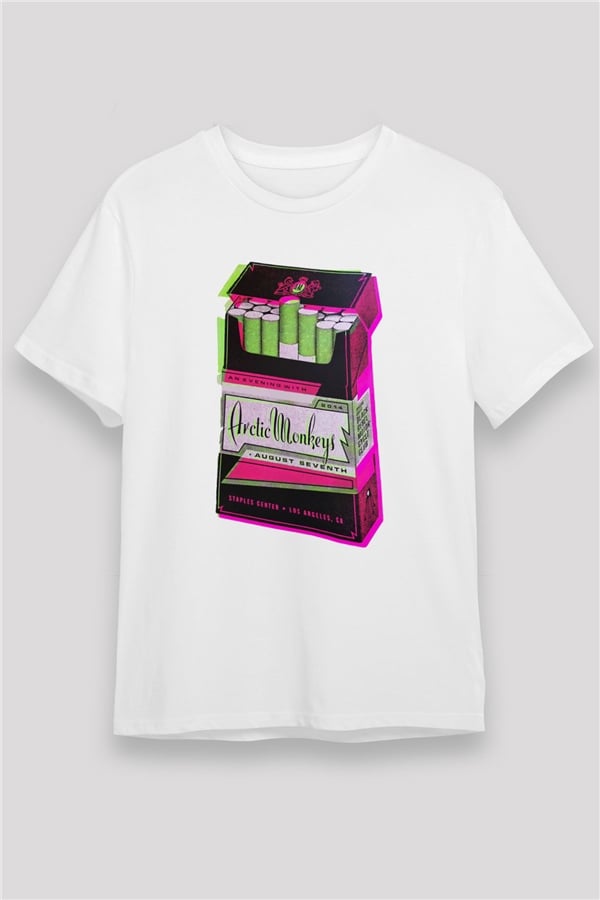 Arctic Monkeys August Seventh White Unisex T-Shirt