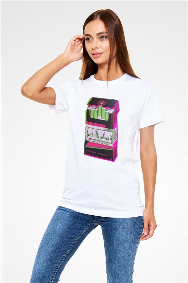 Arctic Monkeys August Seventh White Unisex T-Shirt