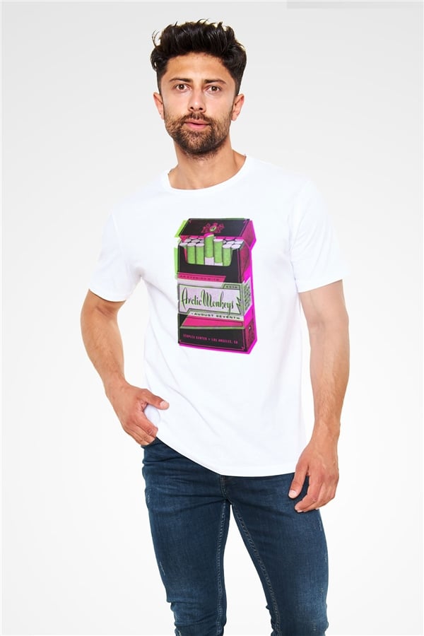 Arctic Monkeys August Seventh White Unisex T-Shirt