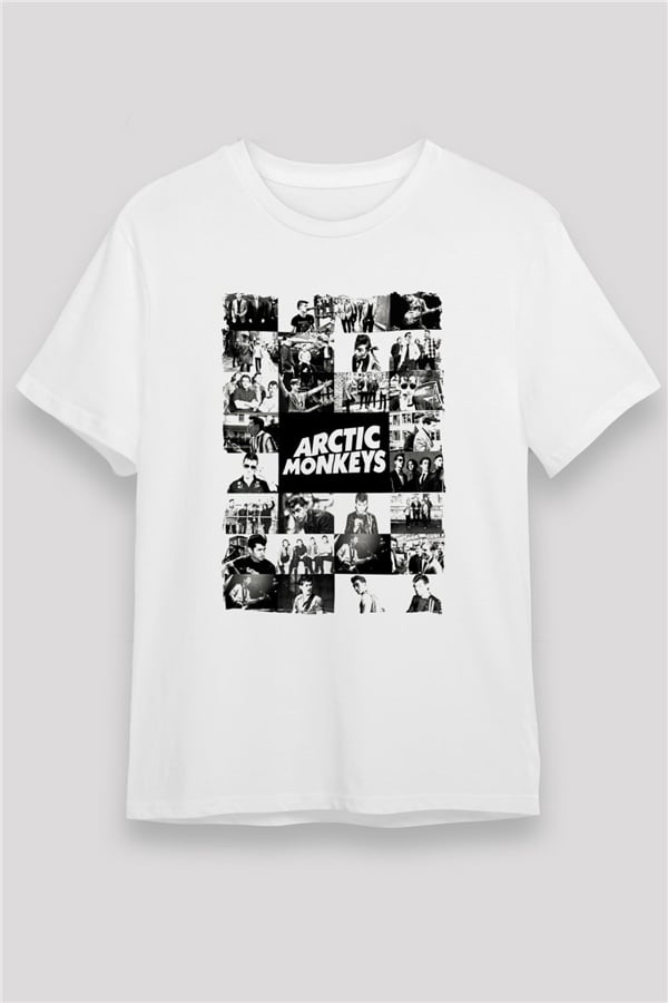 Arctic Monkeys White Unisex T-Shirt