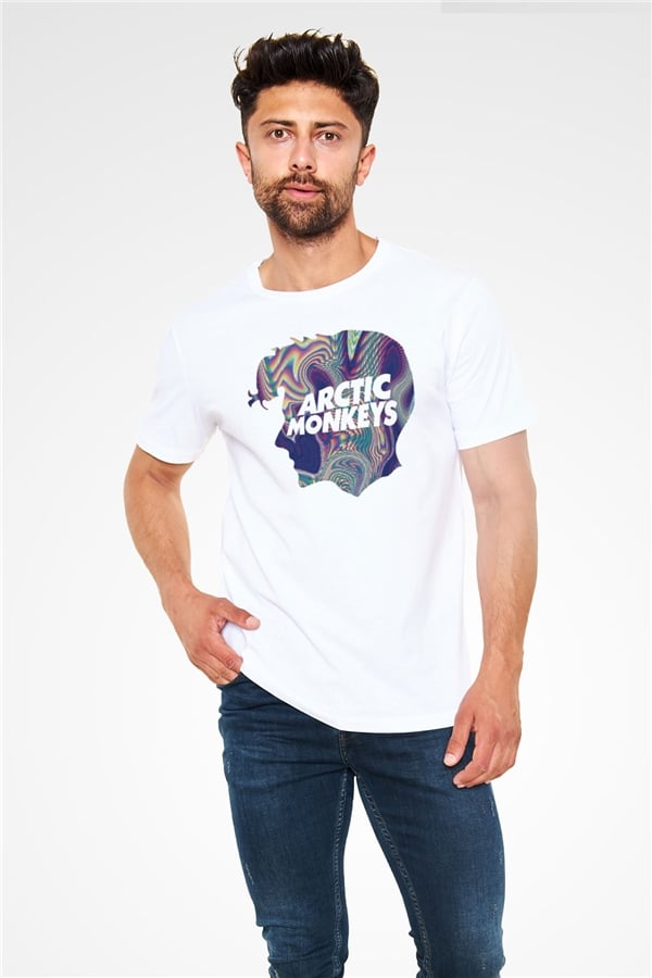 Arctic Monkeys White Unisex T-Shirt