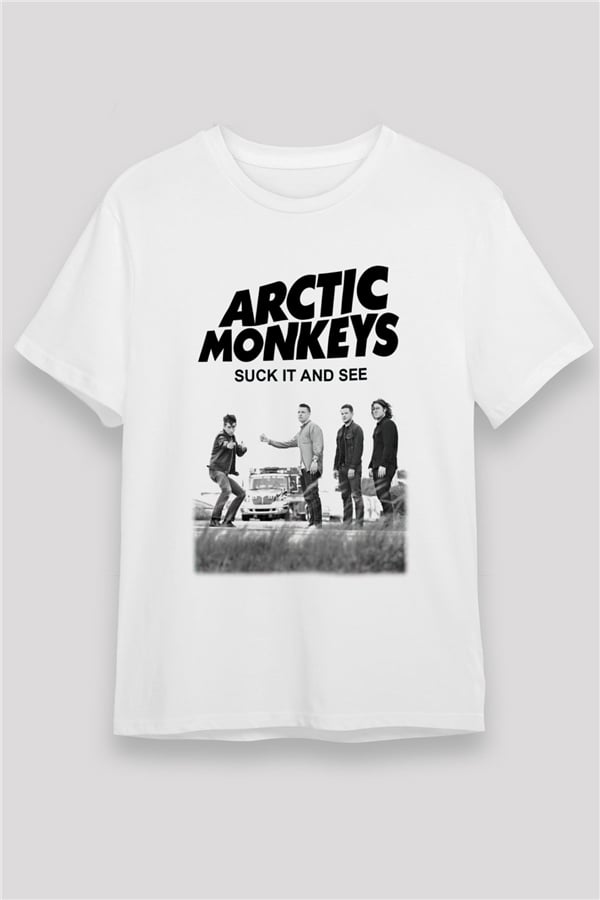 Arctic Monkeys White Unisex T-Shirt