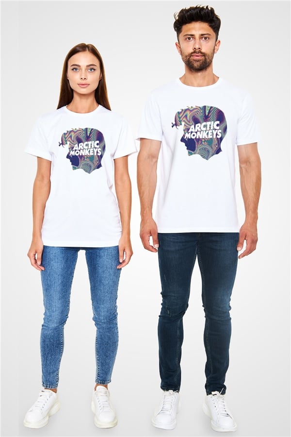 Arctic Monkeys White Unisex T-Shirt
