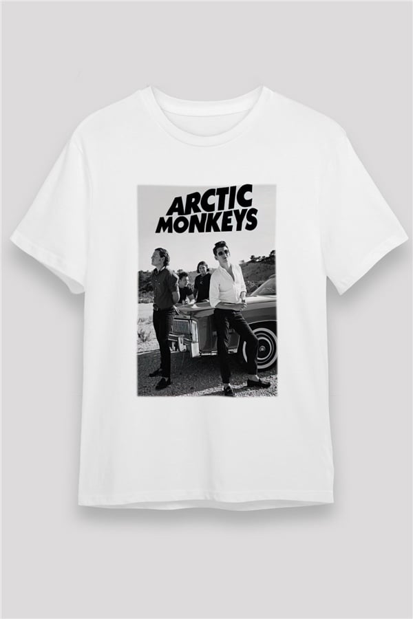 Arctic Monkeys White Unisex T-Shirt