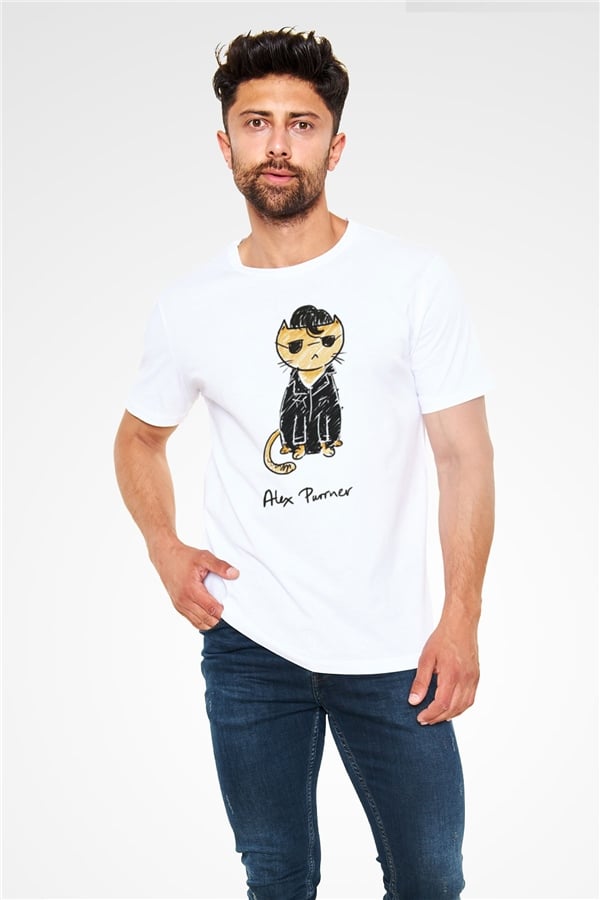 Arctic Monkeys White Unisex T-Shirt