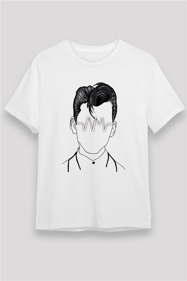 Arctic Monkeys White Unisex T-Shirt