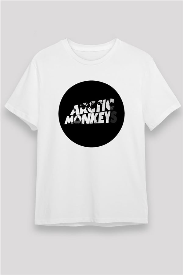 Arctic Monkeys Logo White Unisex T-Shirt