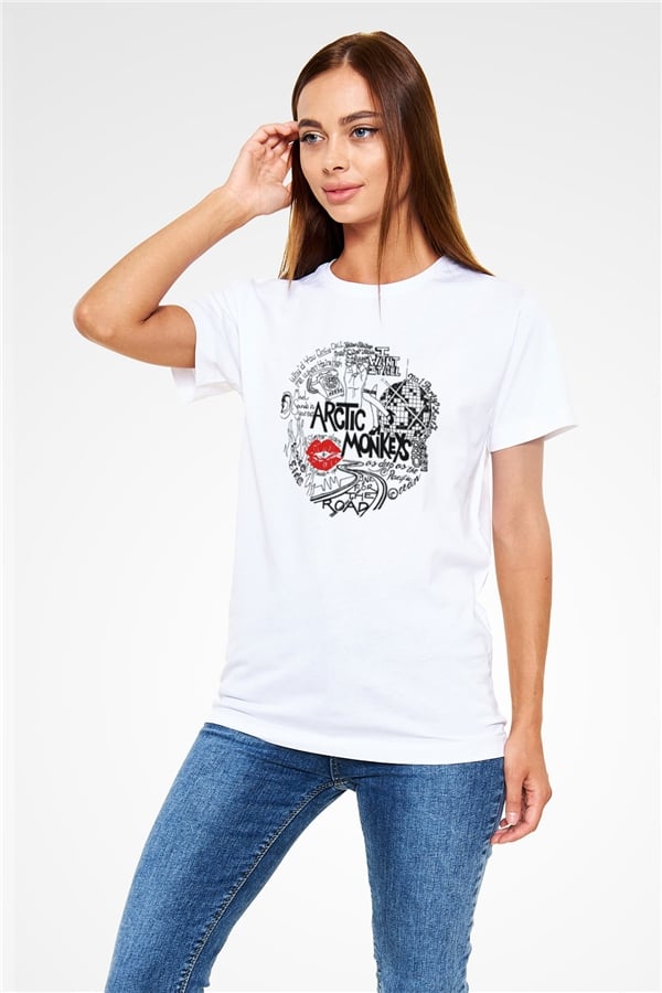Arctic Monkeys One For The Road White Unisex T-Shirt