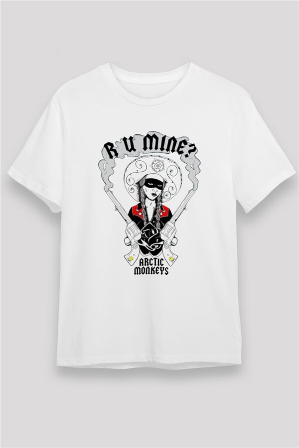 Arctic Monkeys R U Mine White Unisex T-Shirt