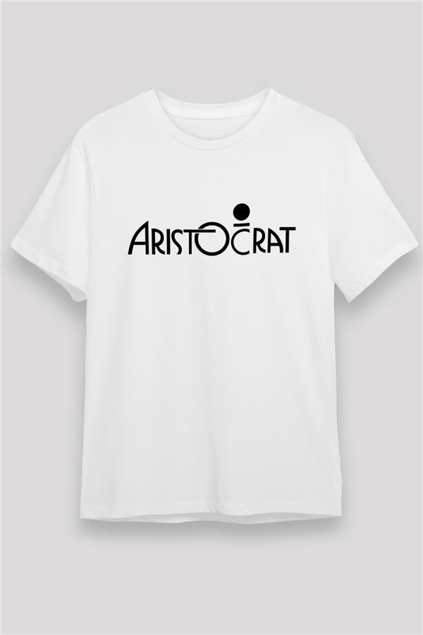 Aristocrats Printed Unisex White T-Shirt