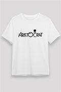 Aristocrats Printed Unisex White T-Shirt