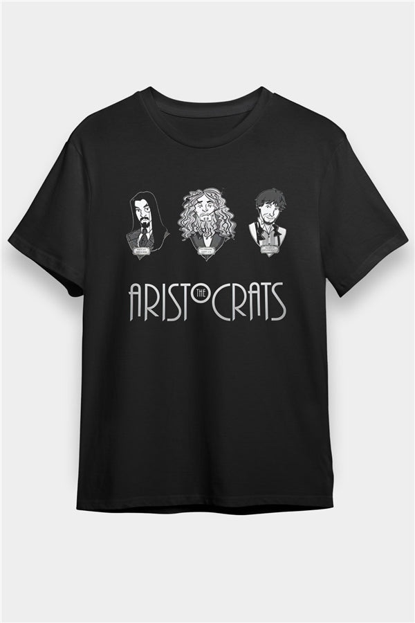 Aristocrats Printed Unisex Black T-Shirt