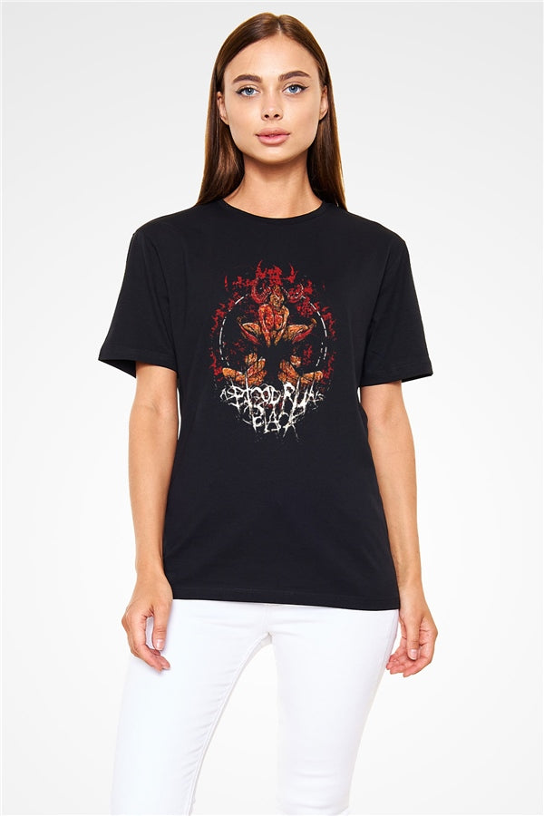 As Blood Runs Black Printed Unisex Black T-Shirt