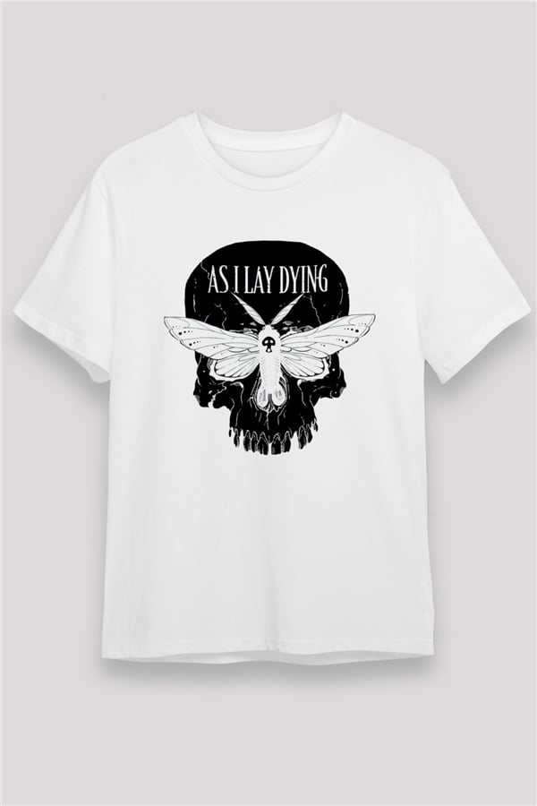 As I Lay Dying White Unisex T-Shirt