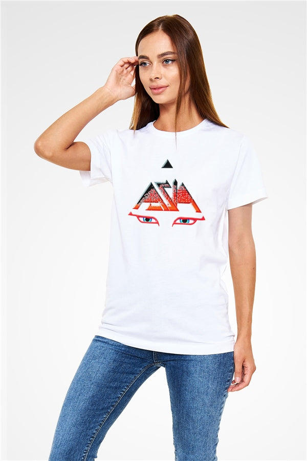 Asia White Unisex T-Shirt