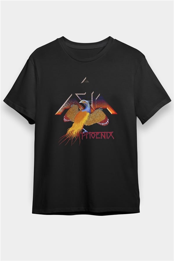 Asia Black Unisex T-Shirt