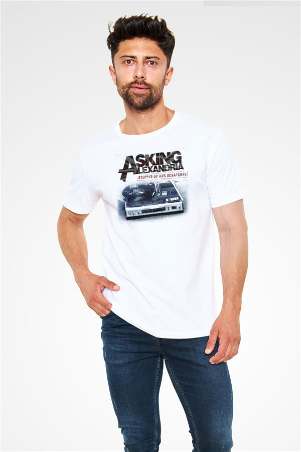 Asking Alexandria White Unisex T-Shirt
