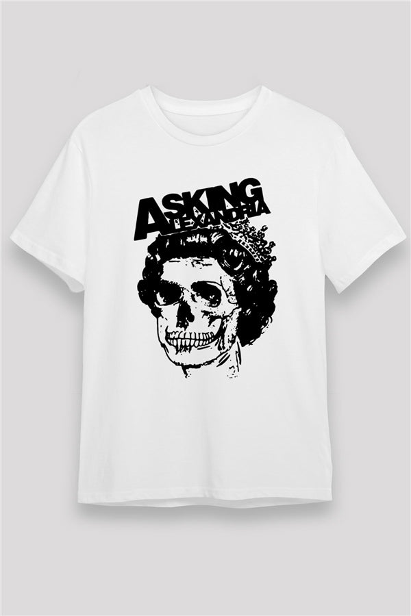 Asking Alexandria White Unisex T-Shirt