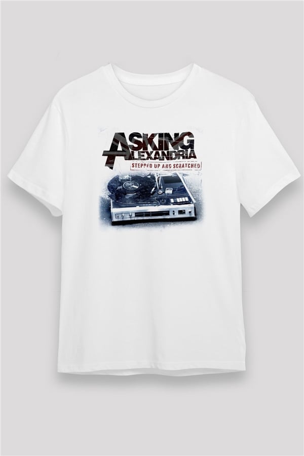 Asking Alexandria White Unisex T-Shirt
