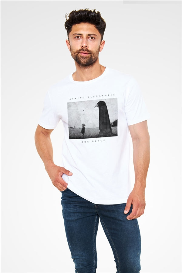 Asking Alexandria White Unisex T-Shirt