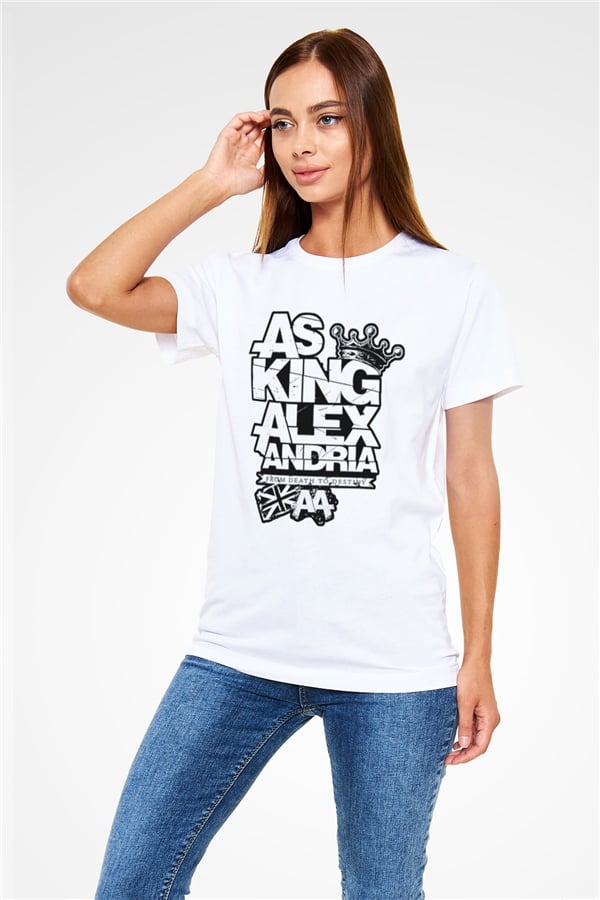 Asking Alexandria White Unisex T-Shirt