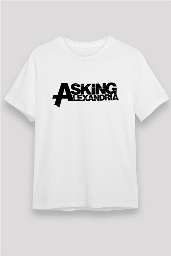 Asking Alexandria White Unisex T-Shirt