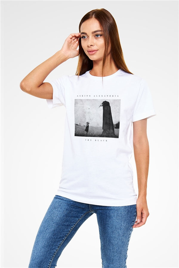 Asking Alexandria White Unisex T-Shirt