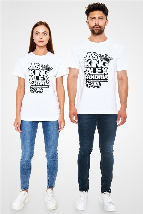 Asking Alexandria White Unisex T-Shirt