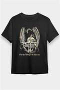 Asphyx Printed Unisex Black T-Shirt